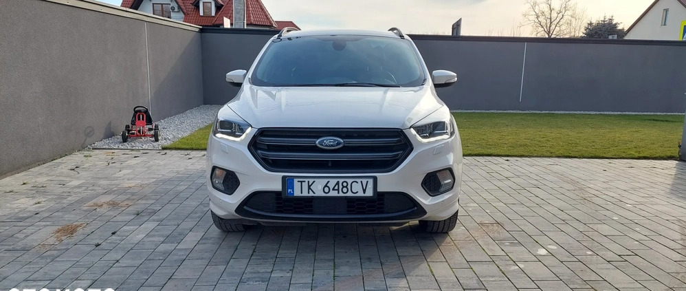 Ford Kuga cena 84900 przebieg: 119950, rok produkcji 2018 z Kielce małe 106